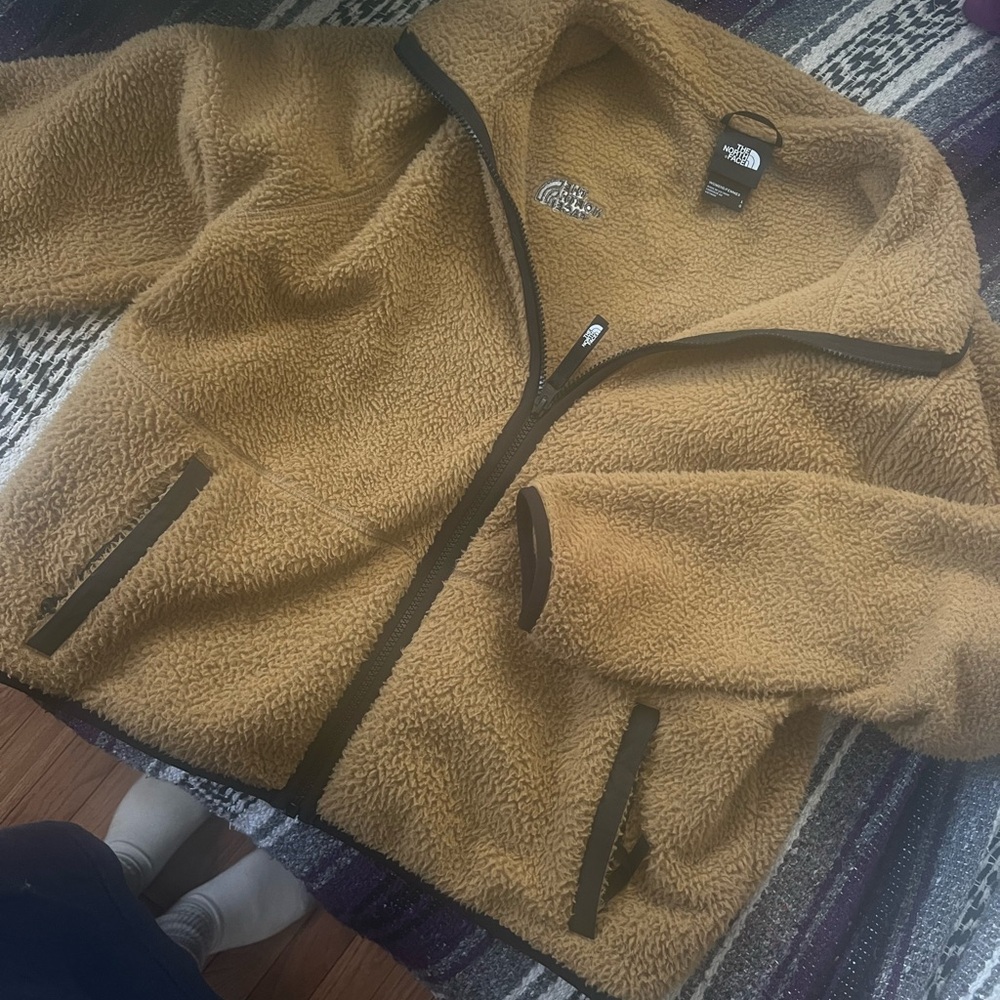 The North Face Tan Teddy Jacket
